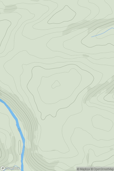 Thumbnail image for Westhill [South West England] showing contour plot for surrounding peak